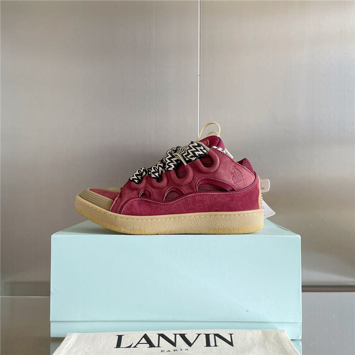 lanv1n leather curb sneakers