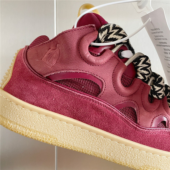 lanv1n leather curb sneakers