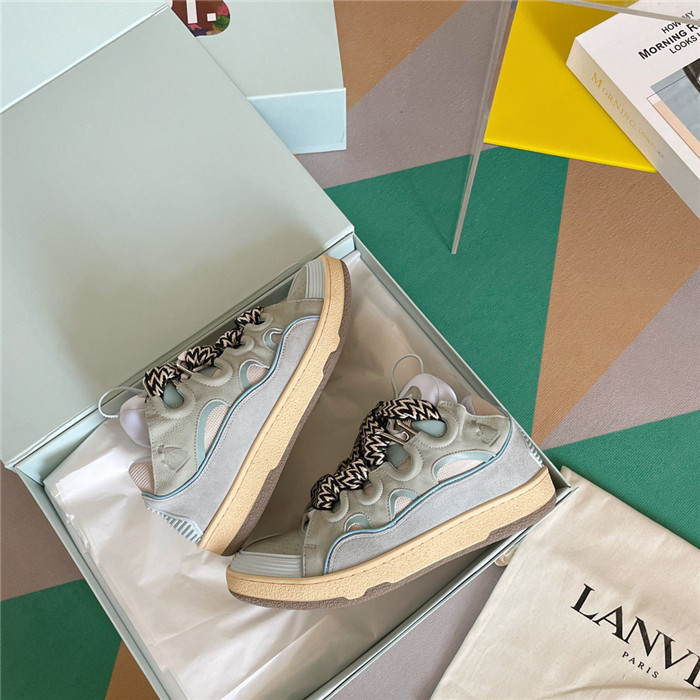 lanv1n leather curb sneakers