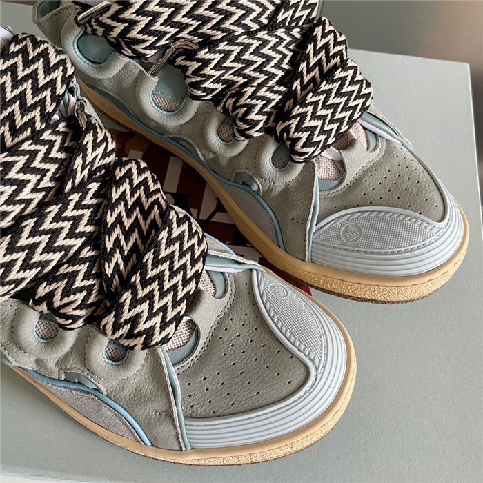 lanv1n leather curb sneakers