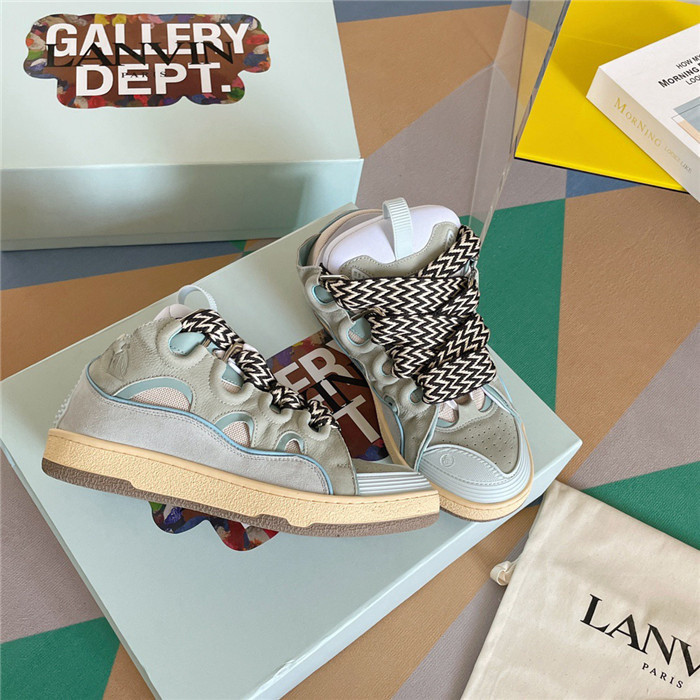 lanv1n leather curb sneakers