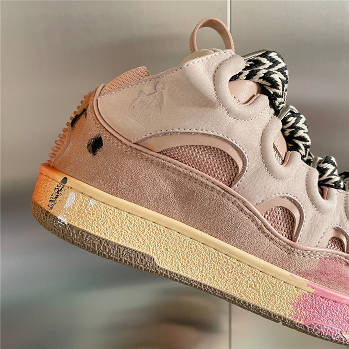 lanv1n leather curb sneakers