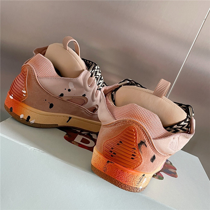 lanv1n leather curb sneakers