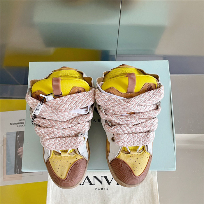 lanv1n leather curb sneakers