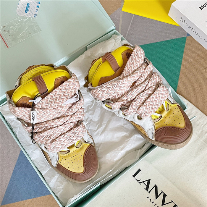 lanv1n leather curb sneakers