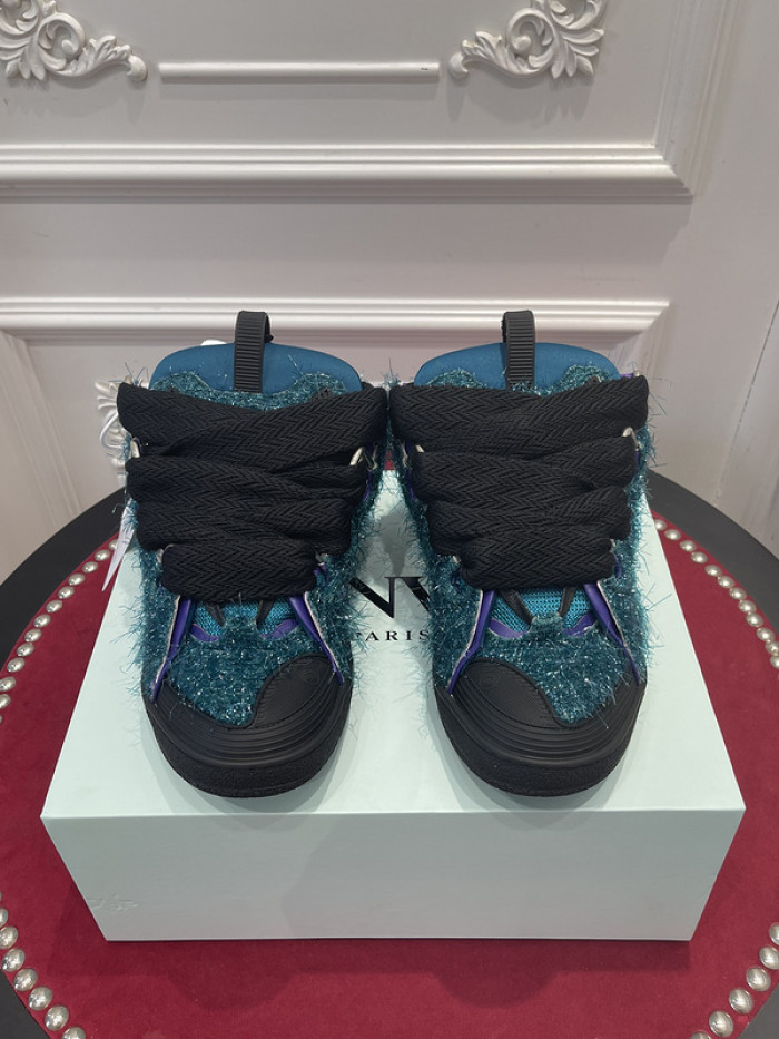 lanv1n leather curb sneakers