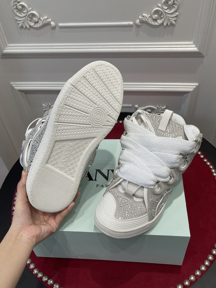 lanv1n leather curb sneakers