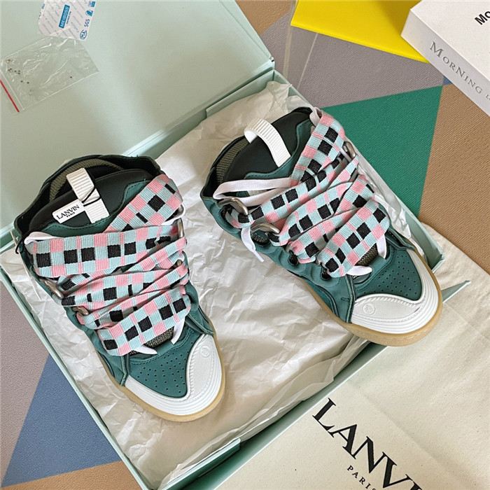 lanv1n leather curb sneakers