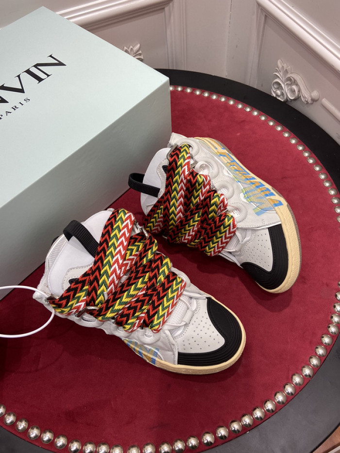lanv1n leather curb sneakers