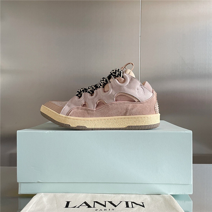 lanv1n leather curb sneakers
