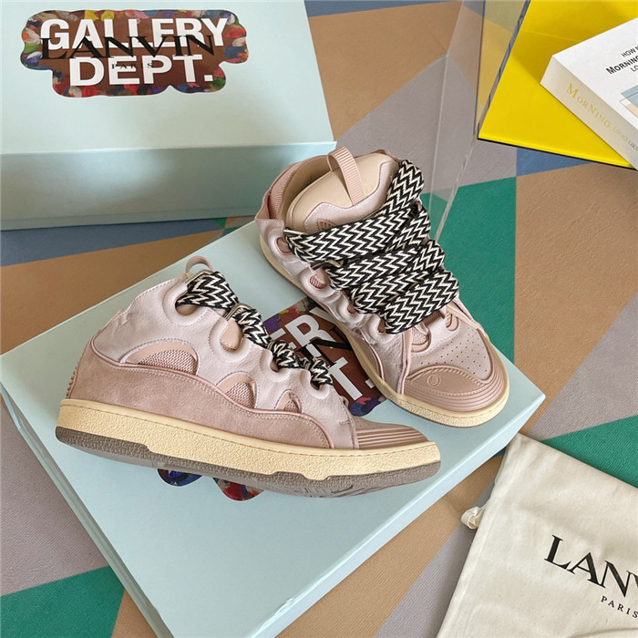 lanv1n leather curb sneakers