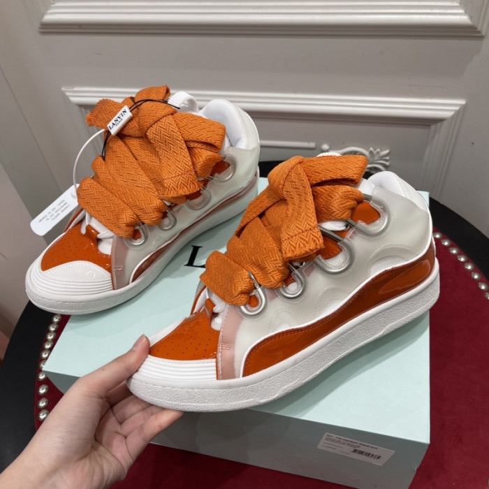 lanv1n leather curb sneakers