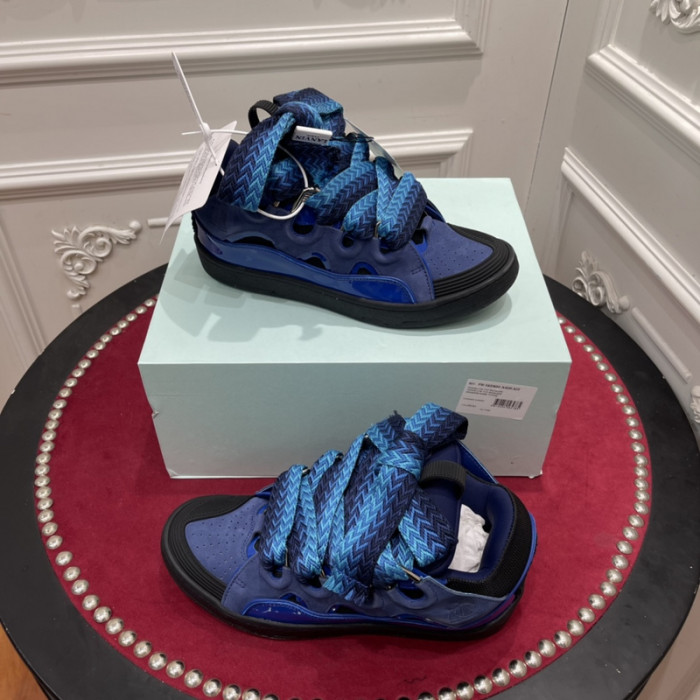 lanv1n leather curb sneakers