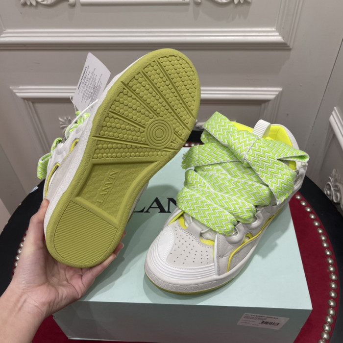 lanv1n leather curb sneakers