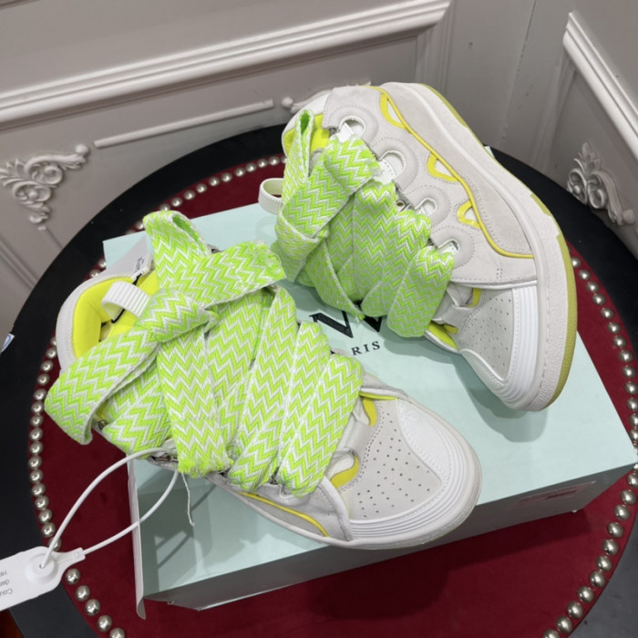 lanv1n leather curb sneakers