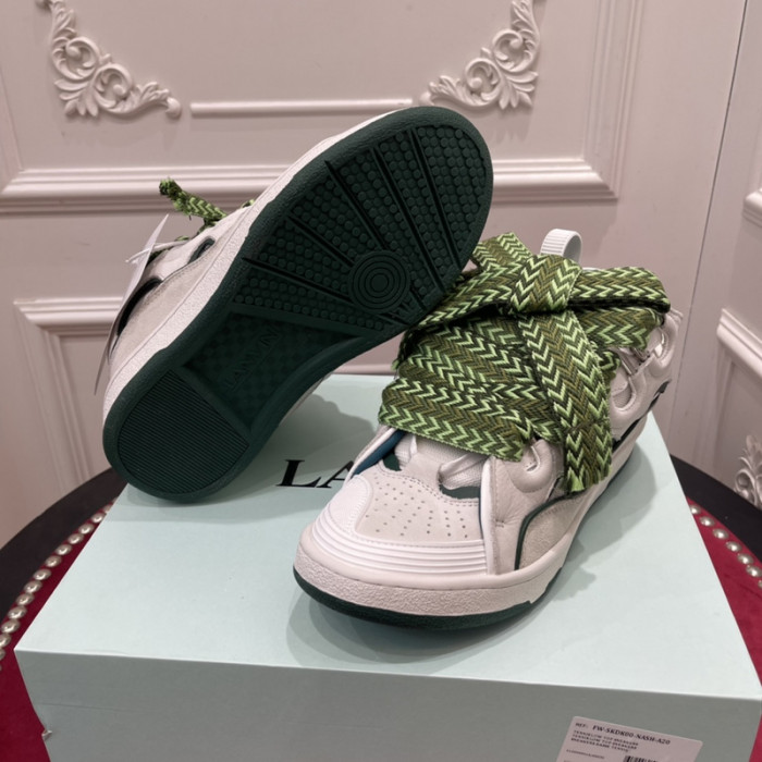 lanv1n leather curb sneakers