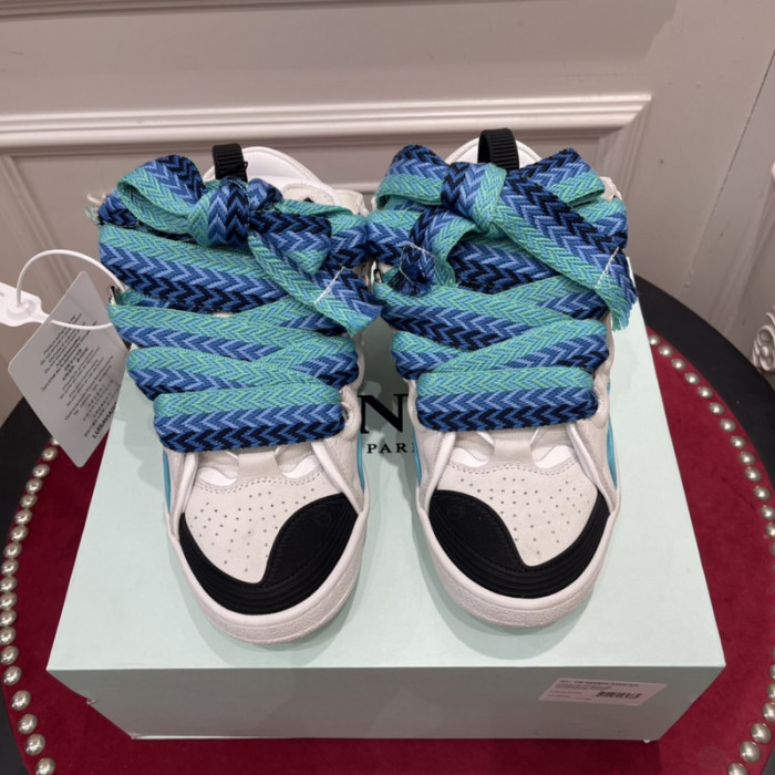 lanv1n leather curb sneakers