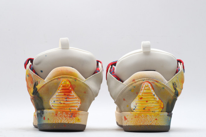 lanv1n leather curb sneakers