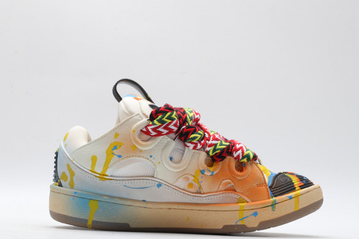 lanv1n leather curb sneakers