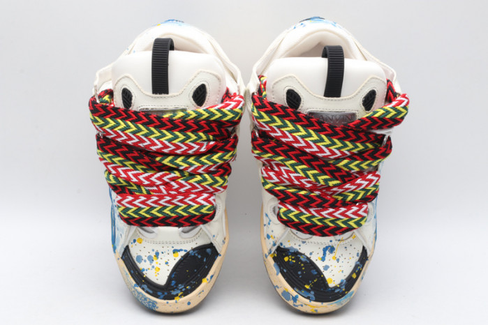 lanv1n leather curb sneakers