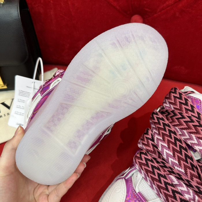 lanv1n leather curb sneakers