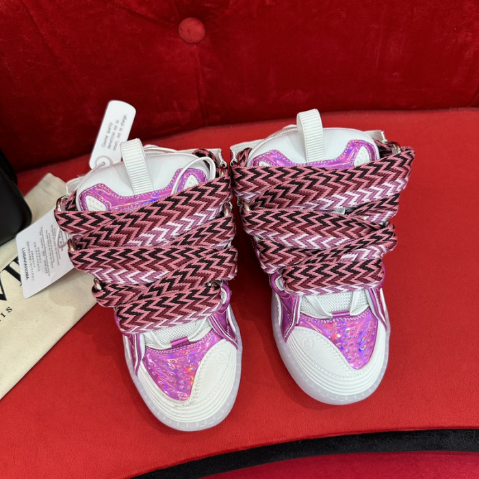 lanv1n leather curb sneakers