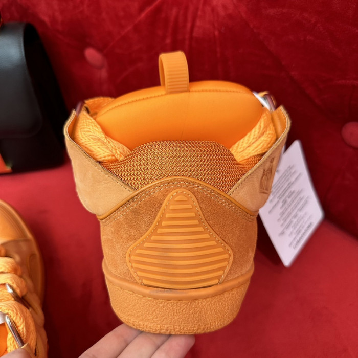 lanv1n leather curb sneakers