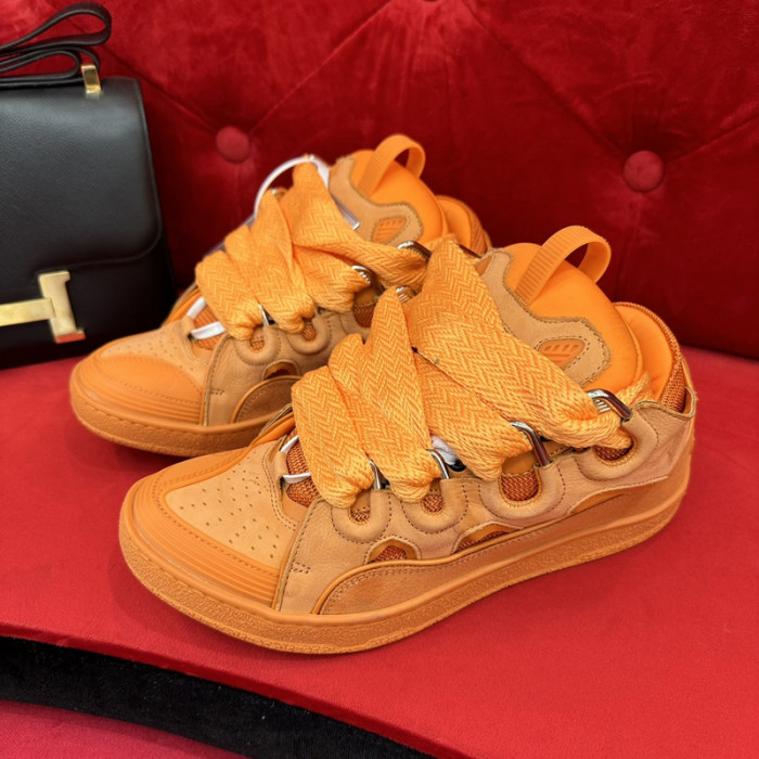 lanv1n leather curb sneakers