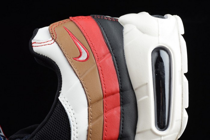 nike air max 95 “pull tab” pack black/ sail-ale brown-gym red aj4077-002