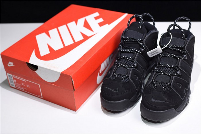 nike air more uptempo black reflective 414962-004