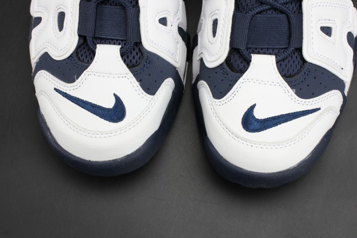 nike air more uptempo “olympic” white/midnight navy mens 414962-104