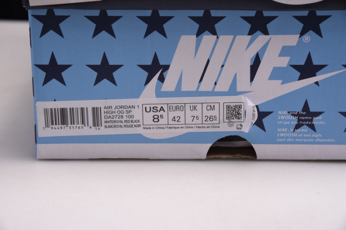 air jordan 1 x trophy room retro high og da2728-100