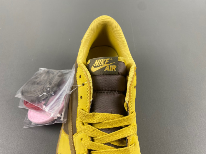 travis scott x air jordan 1 yellow