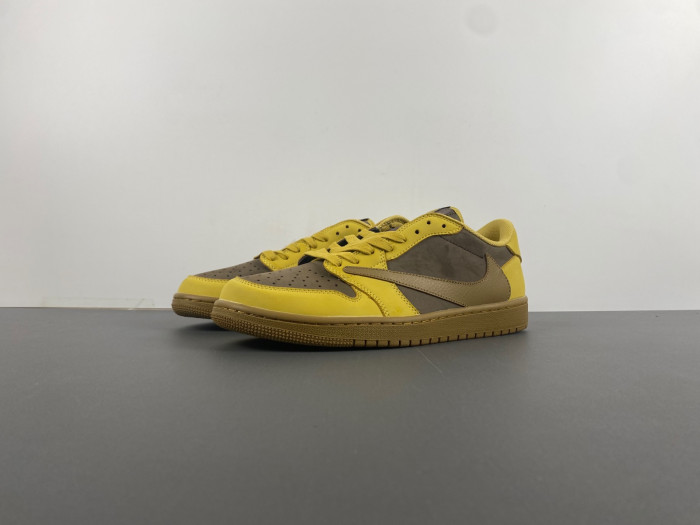 travis scott x air jordan 1 yellow